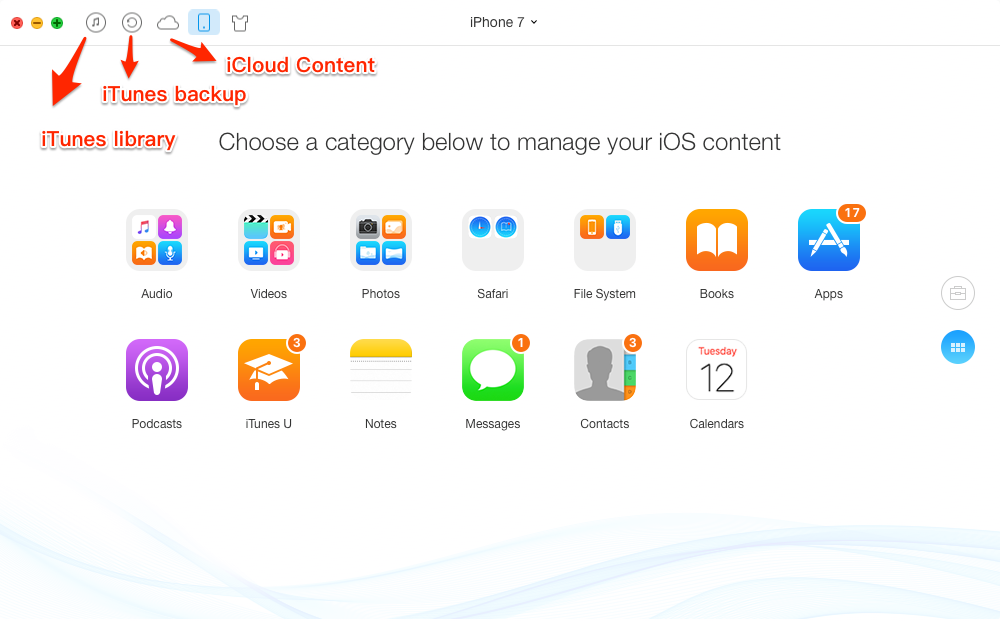 Manage iOS Data with AnyTrans