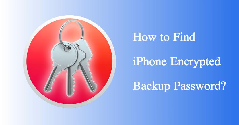 find password to unlock iphone backup