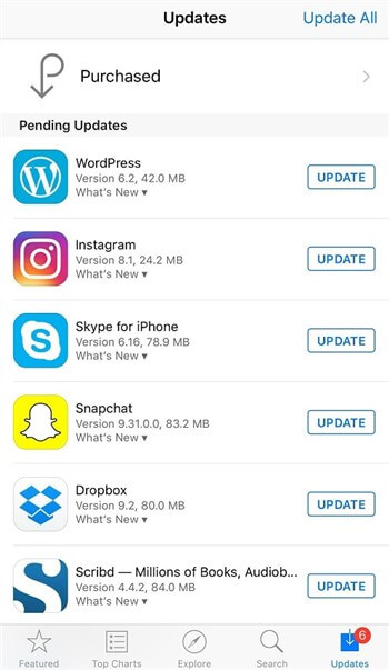Check App Update to Fix Apps Not Opening