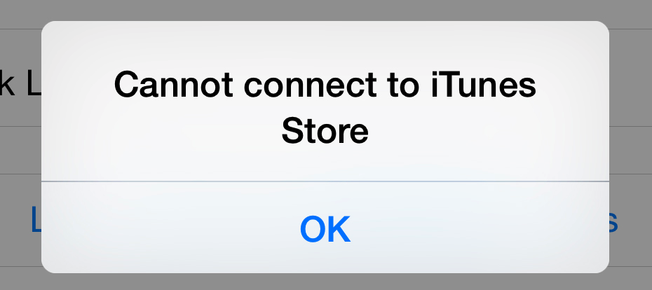 Fix the Cannot Connect to iTunes/App Store Error on iPhone