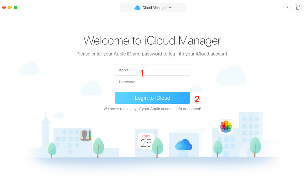 How to Download Photos from iCloud - Step 2