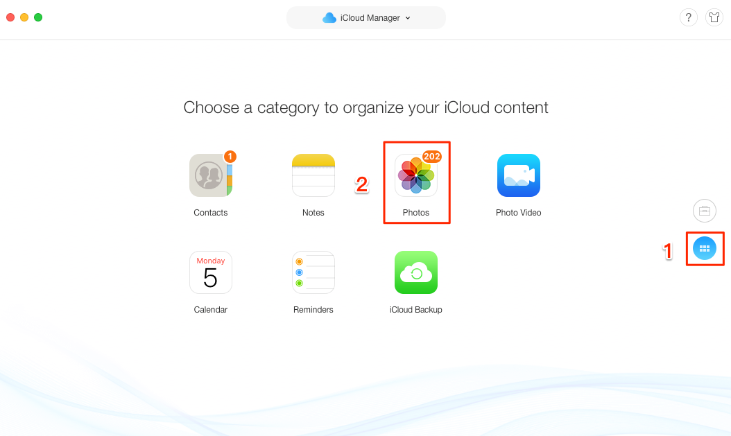 How to Download Photos from iCloud - Step 3