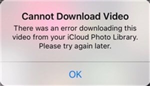 Error Downloading Photo from iCloud Photo Library