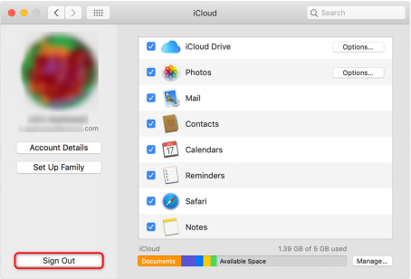 Fix iCloud Password Not Working on Mac via Sign-Out and Sign-in Again
