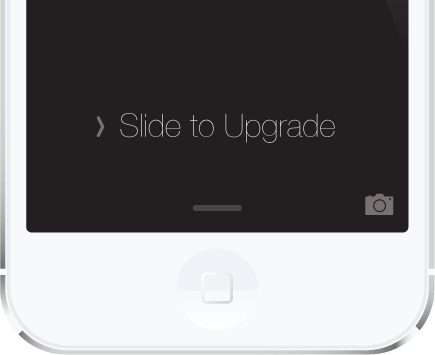 Stuck on Slide to Upgrade Screen
