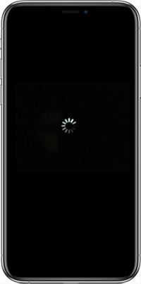 iPhone Stuck on Black Screen with Spinning Wheel