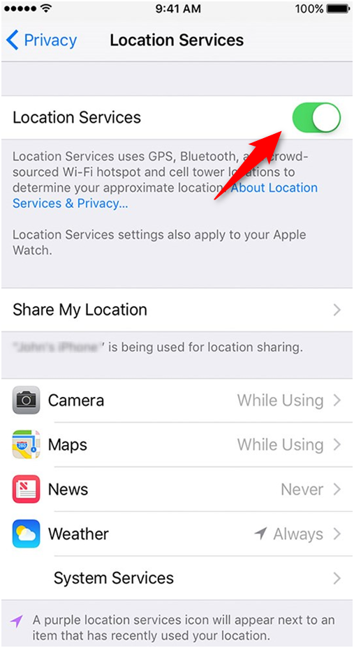 Fix Issues of iPhone Maps Not Working by Refreshing Location Services