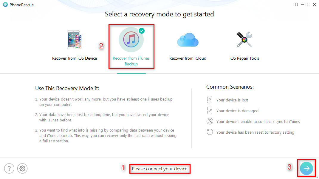 Restore iPhone with An iTunes Alternative Tool