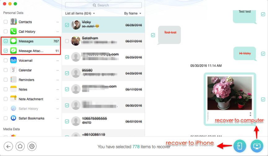 How to Restore iOS Device from iTunes Backup with PhoneRescue - Step 4