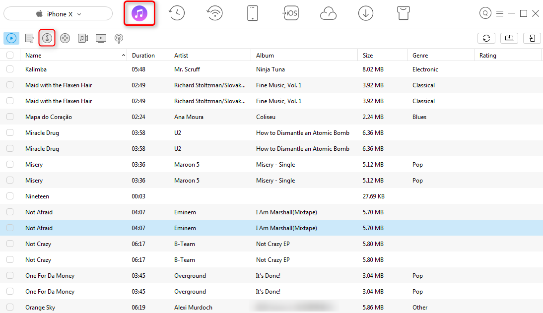 Fix Apple Music Won't Let Me Add Songs with an iTunes Alternative - Step 2