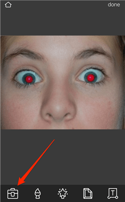 remove red eye iphone 2020