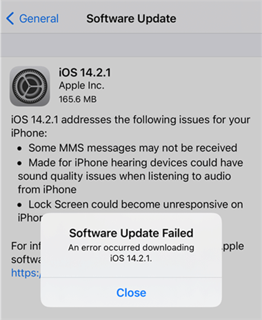 Ios 14 Update Failed 6 Tips To Fix Update Error