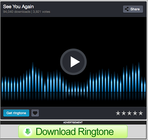 Download ringtone – Step 2