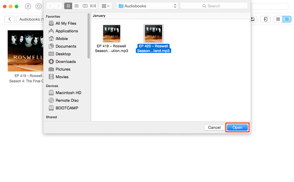 How to Get Audiobooks on iPad with AnyTrans – Step 3