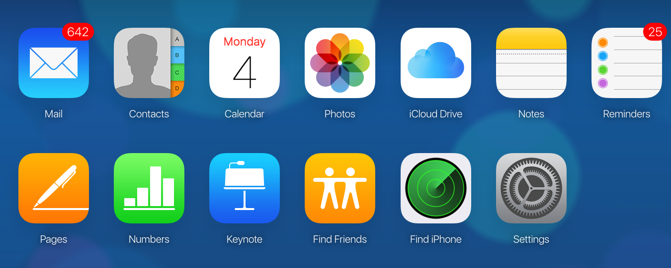 How to Get Backup from iCloud via iCloud.com – Step 2