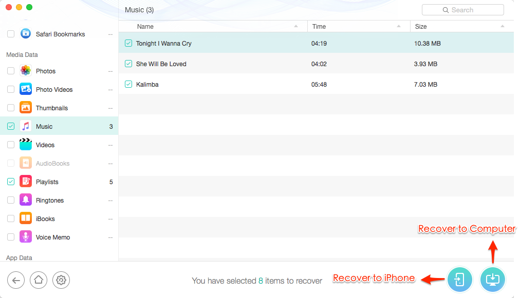iPhone Music Recover – PhoneRescue