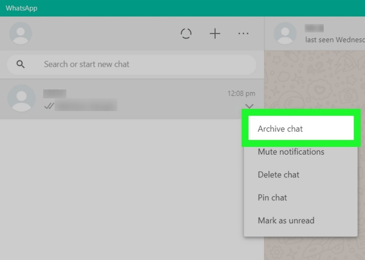 How to Archive WhatsApp Chats