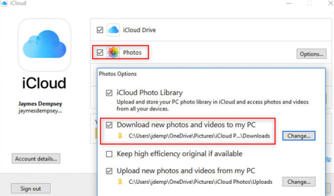 Transfer iPhone Photos to PC with iCloud Photos