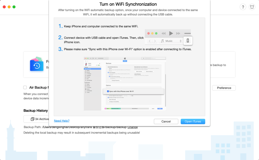 Speed Up iCloud Backup Speed - Back Up Photos to Computer