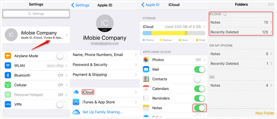 How to Transfer Notes from iCloud to iPhone Easily