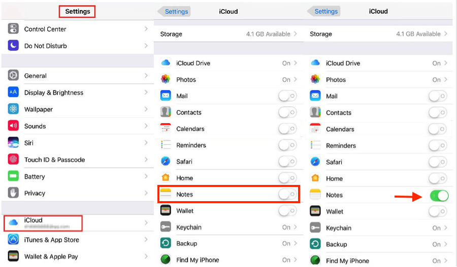 How to Save Notes from iDevice to iCloud Easily
