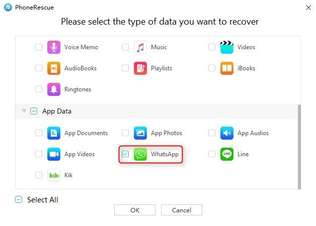 How to Print WhatsApp Messages from iPhone – Step 2