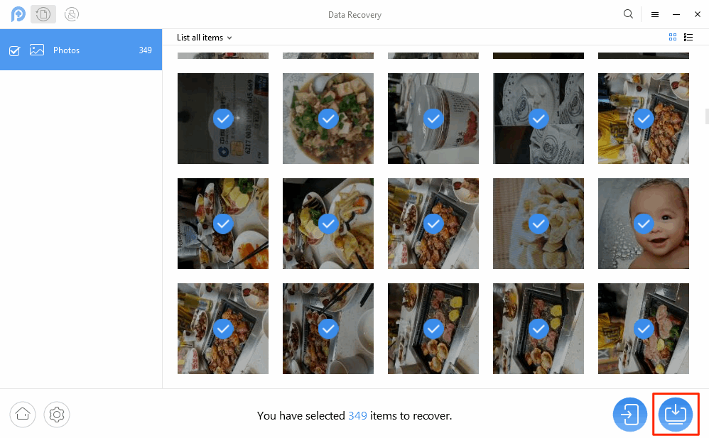How to Recover Deleted Photos from Android Gallery – Step 3