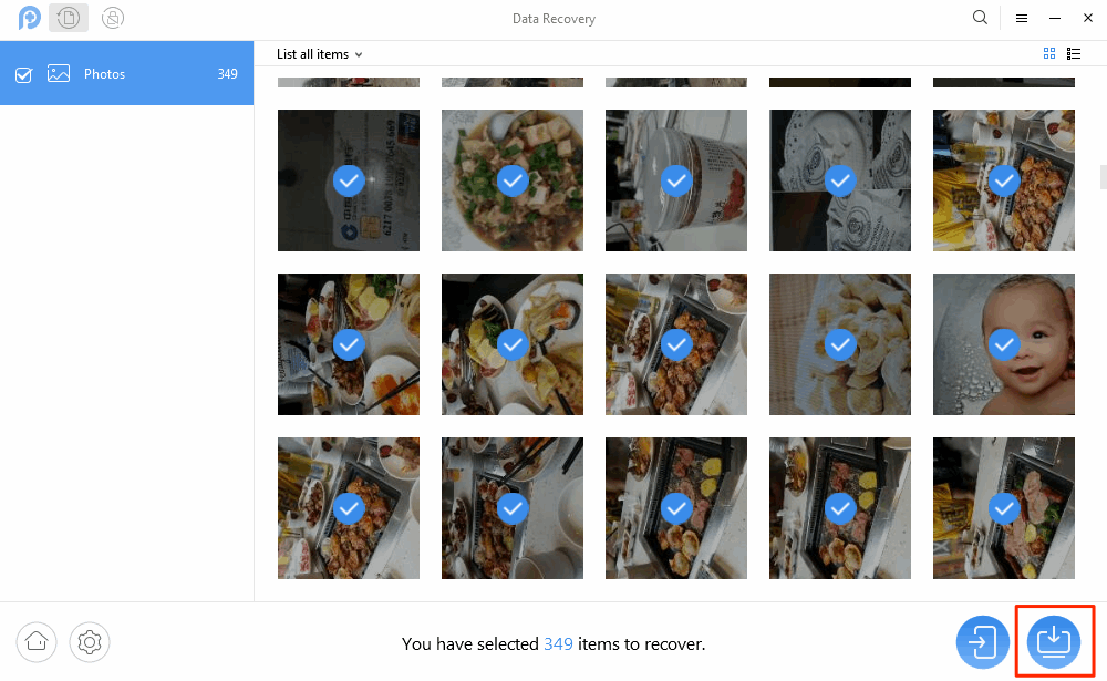 How to Recover Deleted Photos from Android Mobile – Step 3