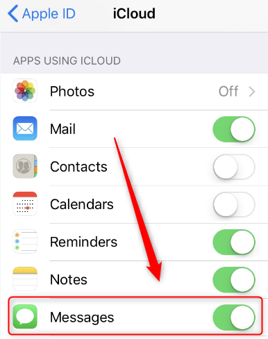 Find Deleted Text Messages on iPhone X by Sync iCloud Messages