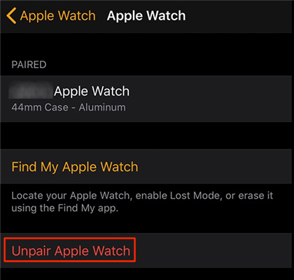 Remove activation lock from an Apple Watch