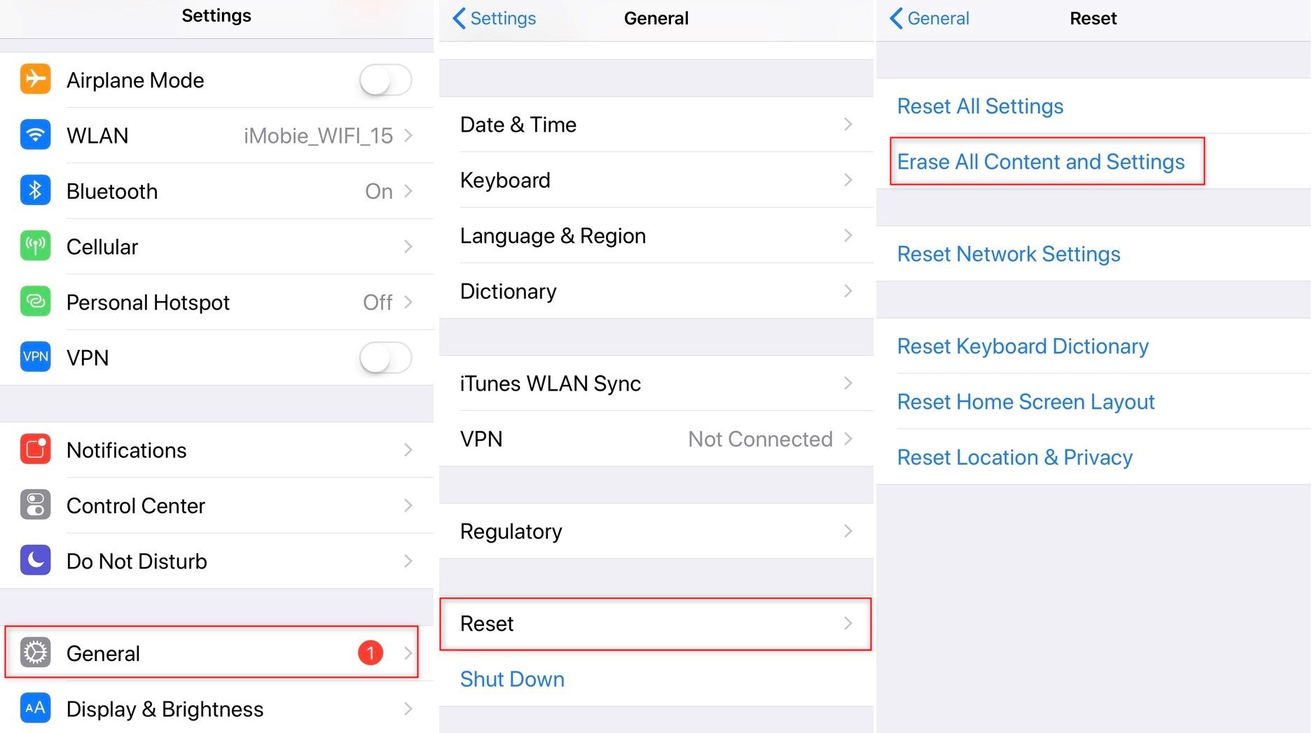 How to restore an ipad without itunes