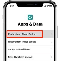 Restore iPhone/iPad without Computer via iCloud