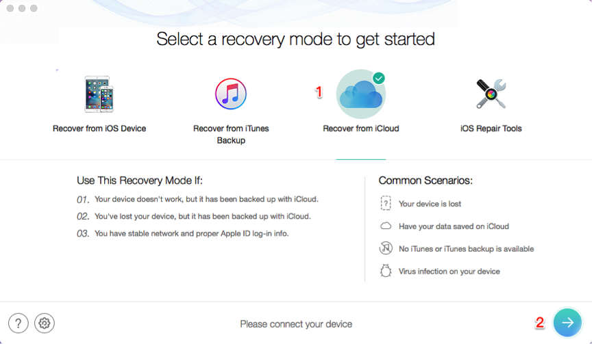 How to Restore iPhone XS (Max) from iCloud Backup – Step 2