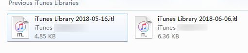 Restore Previous iTunes Library from iTunes Library File – Step 4