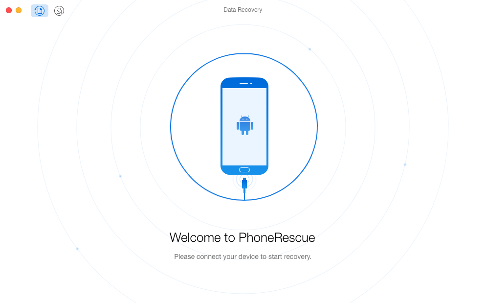 Retrieve Deleted Text Messages on Samsung with PhoneRescue - Step 1