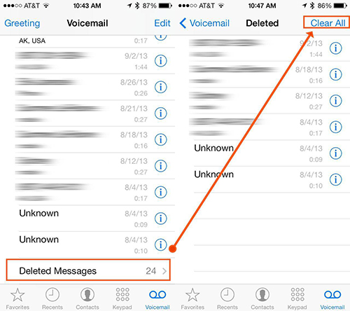 recover voicemail on iphone 6