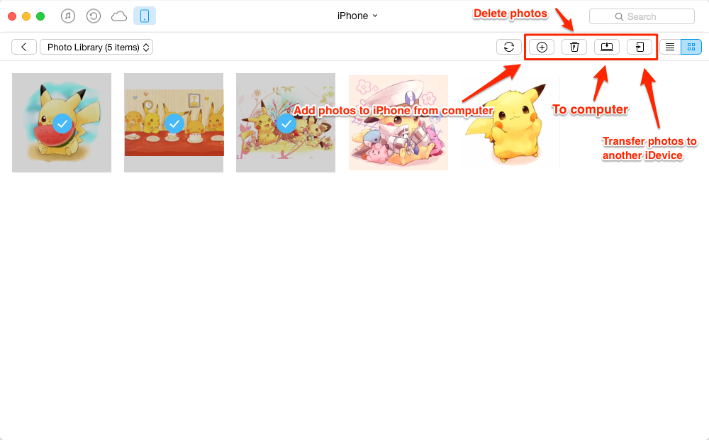Manage iPhone/iPad Photos with AnyTrans
