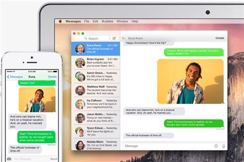 Send & Receive Messages on Mac