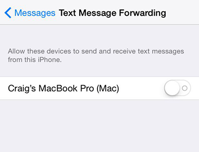 send sms mac messages