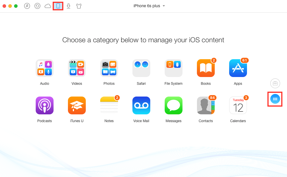 How to Send Photos from iPhone to Mac in An Easier Way – Step 1
