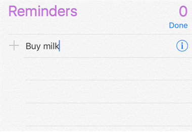 How to Set Reminders on iPhone – Step 3