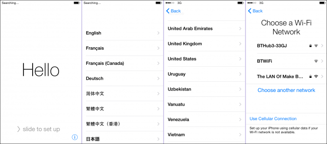 Comment configurer un iPhone 6/7/8 / X / XS (Max) / XR - Étape 1-3