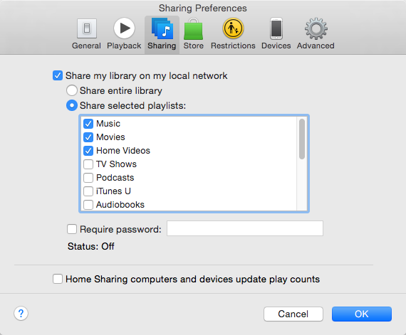 How to Share iTunes Library with iTunes