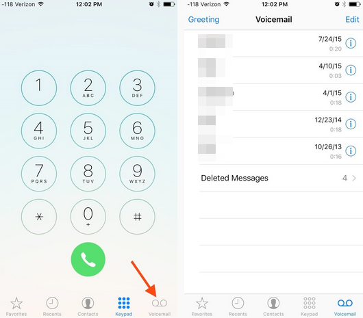 Find the Voicemails You Need in the Phone App
