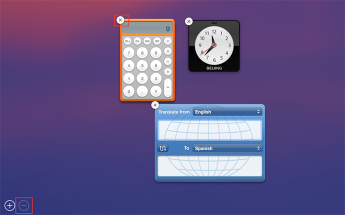 Remove Unused Widgets from Dashboard to Speed Up Mac