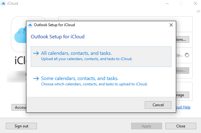 How do i sync my icloud calendar with outlook