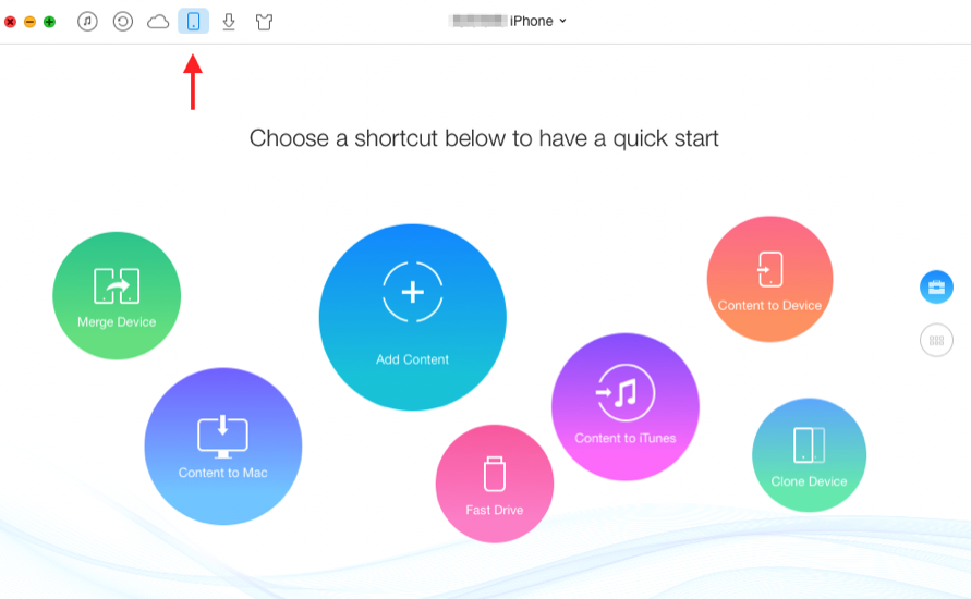 How to Transfer Calendars to iCloud with AnyTrans - Step 1