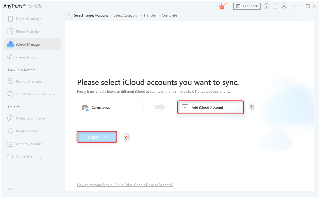 How to Transfer iCloud Data to Another iCloud Account - iMobie