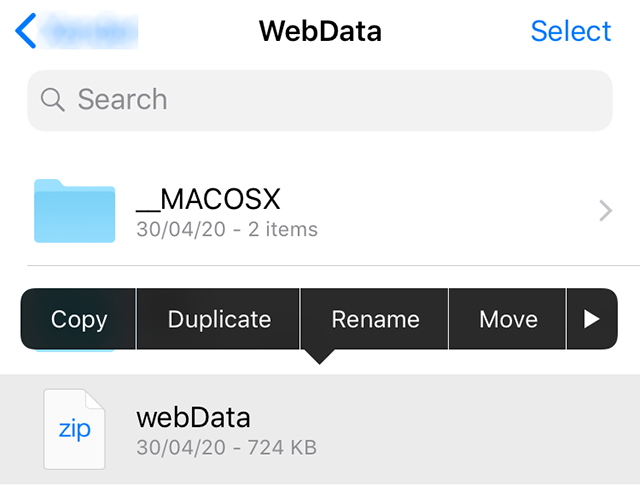 Copy Files from iPhone to USB Flash Drive with Files