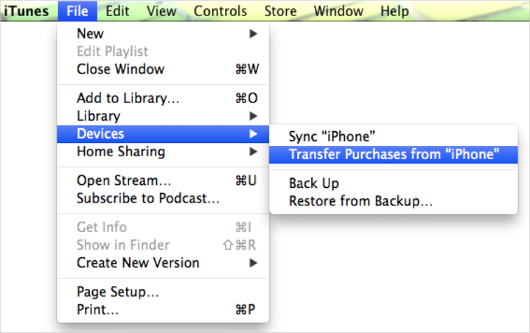 how to download itunes from mac to iphone